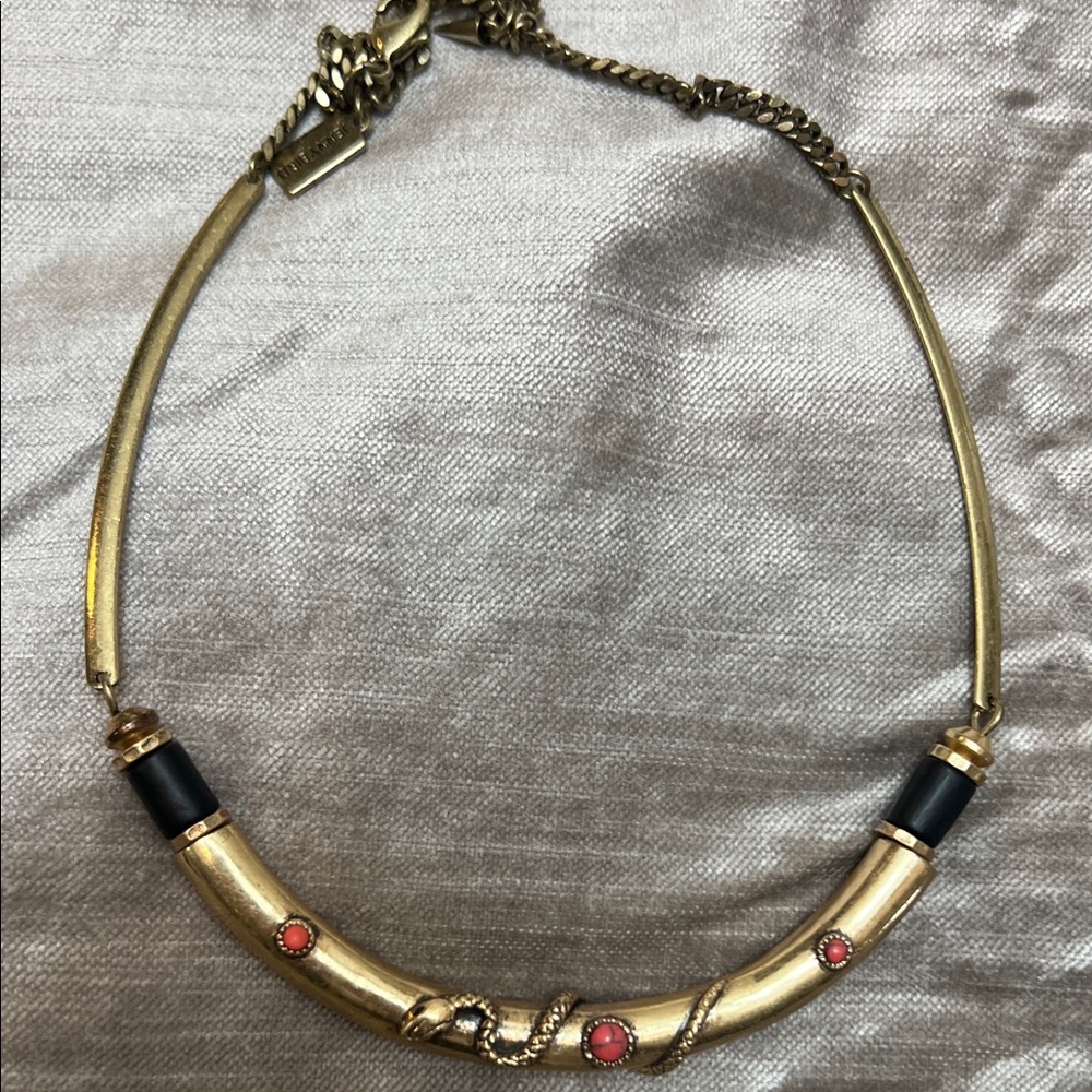 Jenny Bird Necklace with Coral Accents